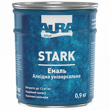 Универсальная алкидная эмаль Aura Stark 2.8кг белая матовая