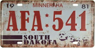 Металлическая табличка "Миннехаха" (ms-001139)