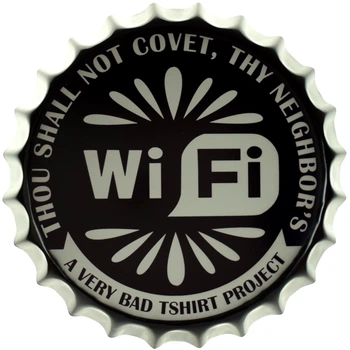 Металева табличка "Логотип Wi-Fi" (ms-001700)