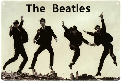 Металлическая табличка "The Beatles (Прыжок)" (ms-001278)