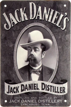 Металева табличка "Jack Daniel’s, Distiller" (ms-001959)
