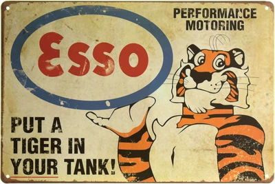 Металева табличка "Esso (Put A Tiger In Your Tank!)" (ms-001968)