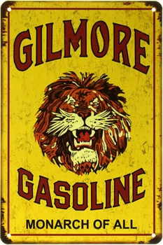 Металлическая табличка "Gilmore Gasoline (Monarch Of All)" (ms-002225)