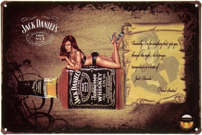 Металева табличка "Jack Daniel's (Frank Sinatra)" (ms-00932)