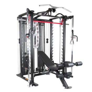 Кроссовер со скамьей Inspire SCS Smith Cage System, Black, код: 3643-S25