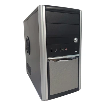 Системный блок Б/У Hyundai Pentino Silver Tower / Intel Core i3-4130 (2 (4) ядра по 3.4 GHz) / 8 GB DDR3 / 500 GB HDD / БП FSP 300W