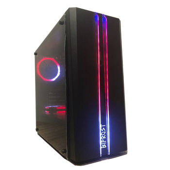 Системный блок Б/У Frime Bifrost RGB Led Dual Ring Black / Intel Core i5-6500 (4 ядра по 3.20 - 3.60 GHz) / 12 GB DDR4 / 640 GB HDD / GeForce GTX 1060 6 GB, GDDR5, 192-bit / БП Aerocool 500W VX Plus