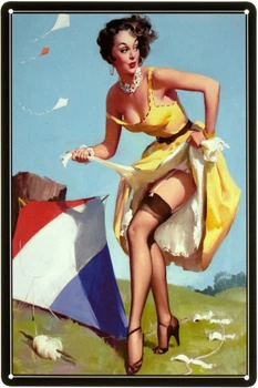 Металева табличка "Невинність У Моді (Pin Up)" (ms-003049)