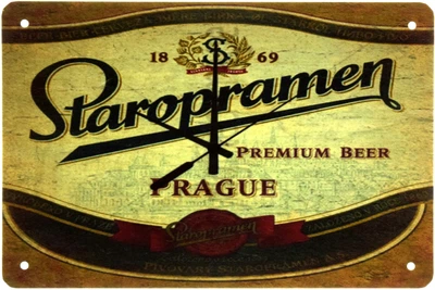 Металева табличка "Пиво Staropramen" (ms-003208)
