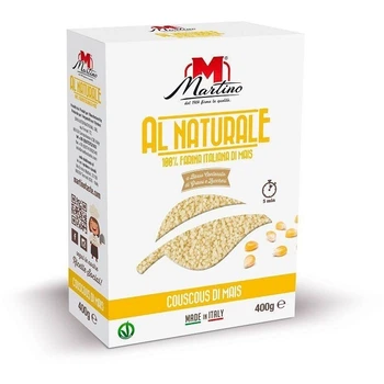 КРУПА KУСКУС AL NATURALE MARTINO З КУКУРУДЗИ 400г