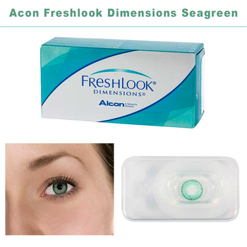 Контактные линзы Alcon FreshLook Dimensions Sea Green 2 шт