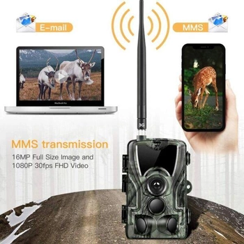 Фотоловушка - охотничья GSM камера с SMS управлением Suntek HC-800M (eg-100634)