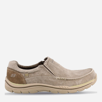 Мужские слипоны Skechers 64109EW KHK 42 (9US) 27 см Коричневые (886005571727)