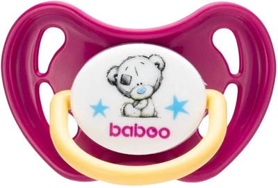 Пустушка латексна Baboo Me To You 0+ місяців Фіолетова (5057778450082)