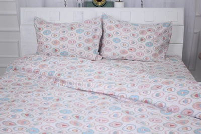 Комплект постельного белья MirSon Бязь Premium 17-0400 Nyami Односпальный (2200002867139)