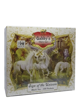 Чай Gabby's Знак Єдинорога чорний в пакетиках 100 шт х 2 г (841)