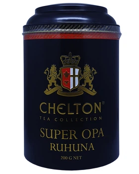 Чай чорний крупнолистовий Chelton Благородний дім Super OPA Ruhunu 200 г в металевій банці (54487)