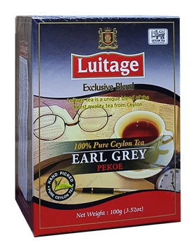 Чай Luitage Earl Grey Pekoe чорний з бергамотом 100 г (52455)
