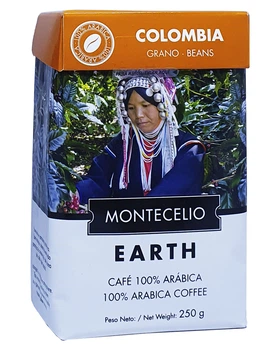 Кава Montecelio Colombia зерно 250 г (52648)