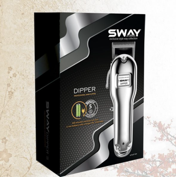 Профессиональная Машинка для стрижки Sway Dipper беспроводная Металлик