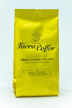 Зерновой кофе Ricco Coffee Crema Aroma Italiano 75 гр