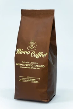 Зерновой кофе Ricco Coffee Gold Espresso Italiano 250 гр