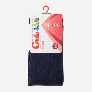 Детские колготки 12 лет хлопковые для девочек Conte Kids Tip-Top 5С-07СП-475 150-152 см Темно-синие (4810226368701)