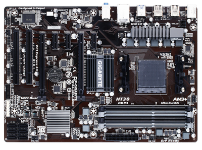 Материнська плата Gigabyte GA-970A-DS3P (sAM3+, AMD 970 / AMD SB950, PCI-Ex16) OEM Refurbished