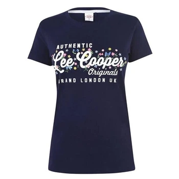 Футболка Lee Cooper Classic T Shirt XS Темно-синий 65829695