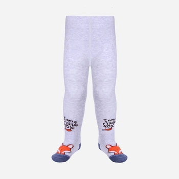 Детские колготки 3-9 месяцев хлопковые Conte Kids Tip-Top 440 62-74 см Светло-серые (4810226239858)