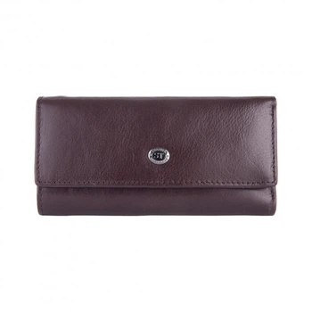 Кошелек кожаный с ключницей ST Leather (В416) 98655 Коричневый