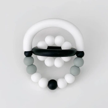 Силиконовый мини-прорезыватель Баловень Orbita Monochrom