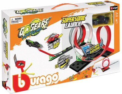 Zestaw do gry Bburago GoGears Extreme „Supersonic launch 3 in 1” (18-30533)