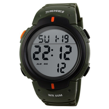 Мужские часы Skmei 1068 Army Green BOX (1068BOXAG)