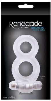 Эрекционное виброкольцо Renegade Vibrating Mens Ring цвет прозрачный (19296041000000000)