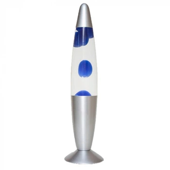 Лава лампа Lava Lampe TOPA 34.5 см Воскова Синя