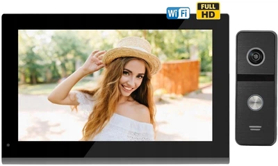 Комплект домофона CoVi Security TAB FHD Wi-Fi Black + Iron FHD Black