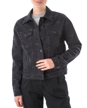 Куртка жіноча TRUSSARDI JEANS (56S00625-1T005409-C001-K299/21-22-2) Чорний 40
