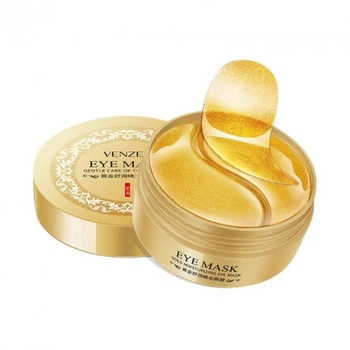 Гидрогелевые патчи для глаз с золотом и спирулиной VENZEN Gentle Care Eye Mask (60 шт)