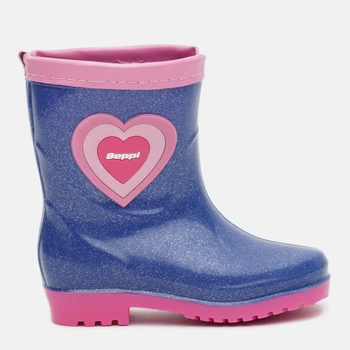 Дитячі гумові чоботи для дівчинки Beppi Galocha Infantil 2175930Mrn 25 Navy Blue (1000002759042)