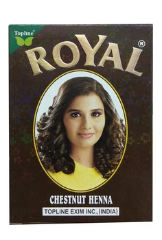 Індійська Хна для волосся Royal Henna Chestnut горіхова 10 грам