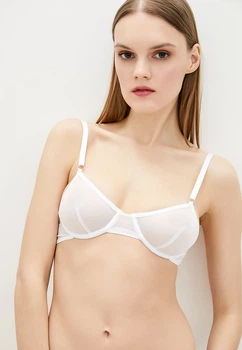 Білий бюстгальтер із італійської сітки - demi Perfect Female Білий 85A (151B-13wh)
