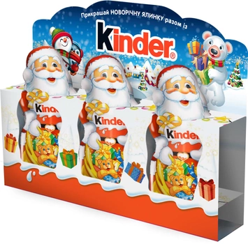 Набор новогодних фигурок Kinder 3 х 15 г (4008400511528)