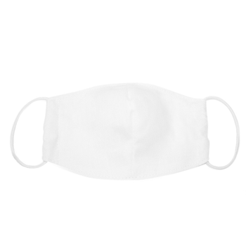 Дитяча маска захисна багаторазова Time Textile Біла Білий M002 Від 6 до 10 років