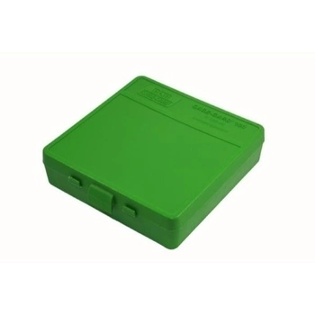 Коробка для патронов MTM кал. 7,62x25; 5,7x28; 357 Mag. Количество - 100 шт. Цвет - зеленый (1773.10.05)