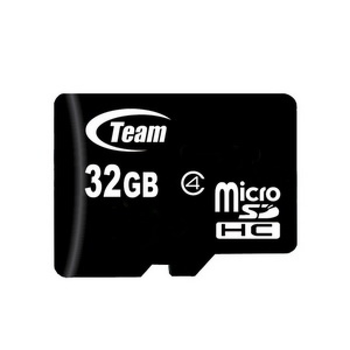 MicroSDHC 32GB Class 4 Team + SD-adapter (TUSDH32GCL403)