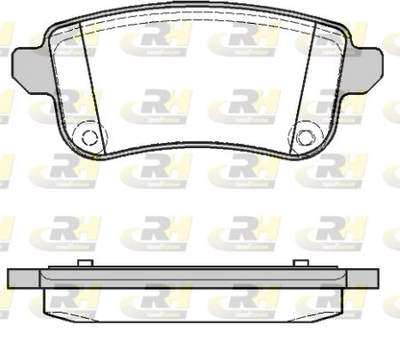 Тормозные колодки дисковые Roadhouse Задние RH 21387.10 Nissan/Renault (RH 21387.10)