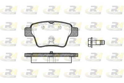 Гальмівні колодки дискові Roadhouse задні RH 21138.00 Citroën/Citroën (DF-PSA)/Emgrand/Geely/Peugeot/Peugeot (DF-PSA) (RH 21138.00)