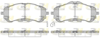 Гальмівні колодки дискові Roadhouse передні RH 21559.00 Citroën/Opel/Peugeot/Peugeot (DF-PSA) (RH 21559.00)