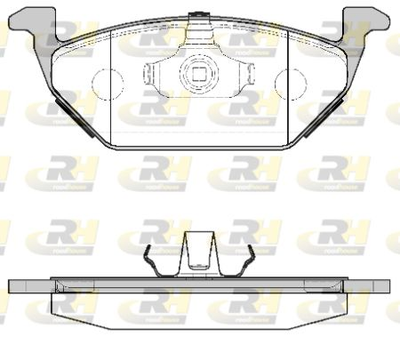 Гальмівні колодки дискові Roadhouse передні RH 2633.00 (RH 2633.00)